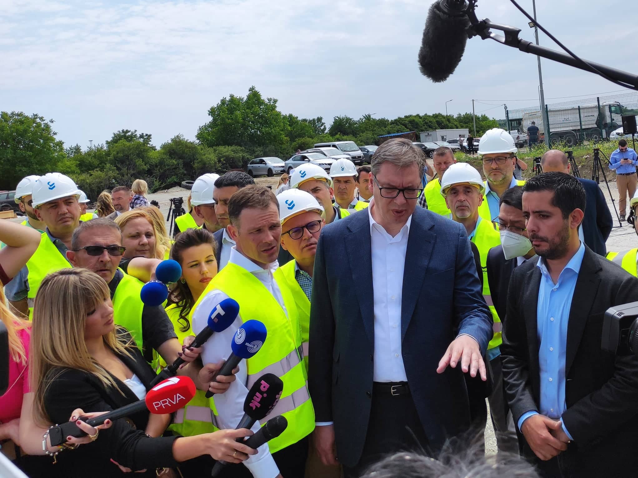 Председник Вучић обишао радове на изградњи београдског метроа